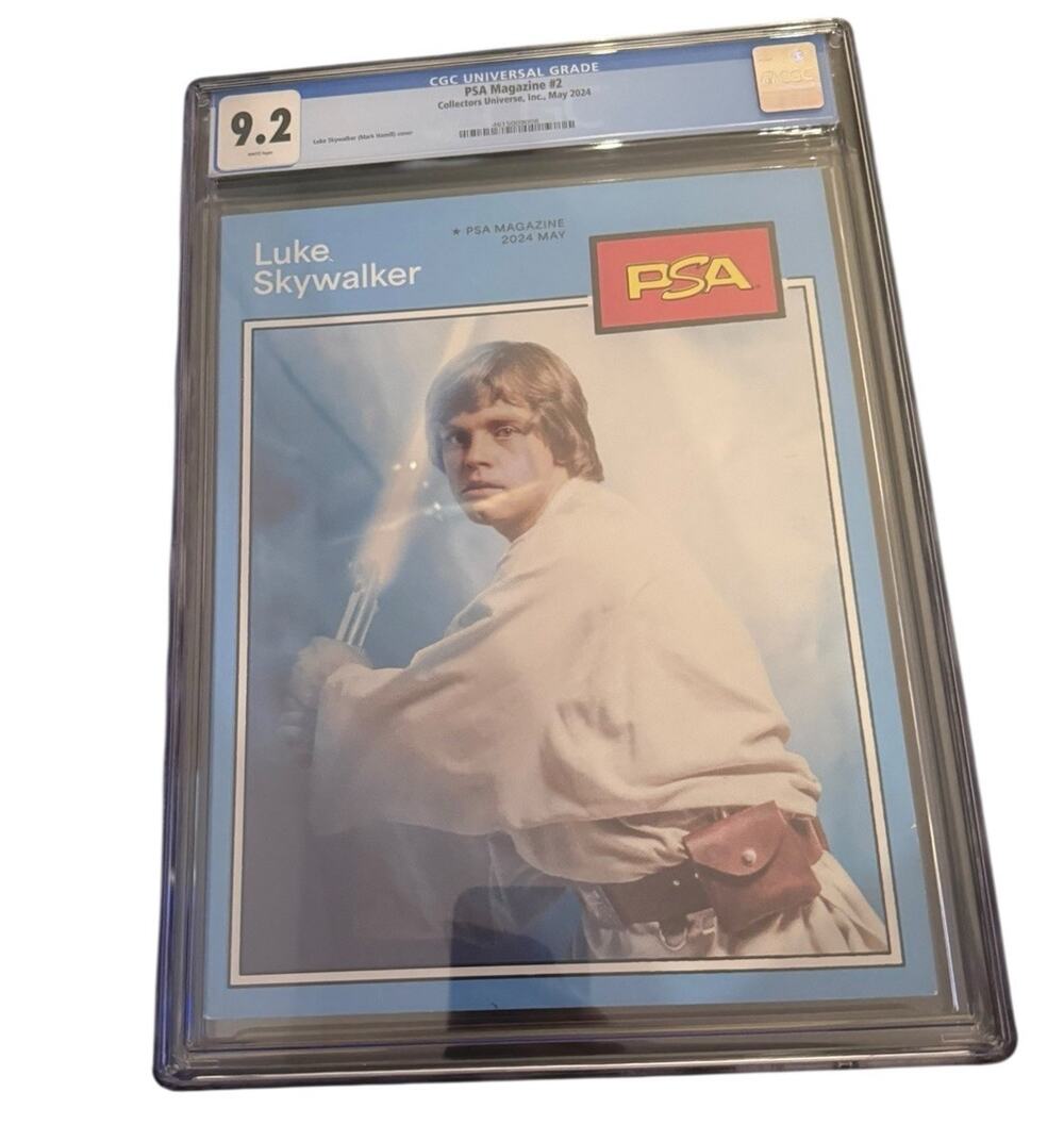 PSA Magazine #2 May 2024 Luke Skywalker Mark Hamill Star Wars Cover CGC 9.2